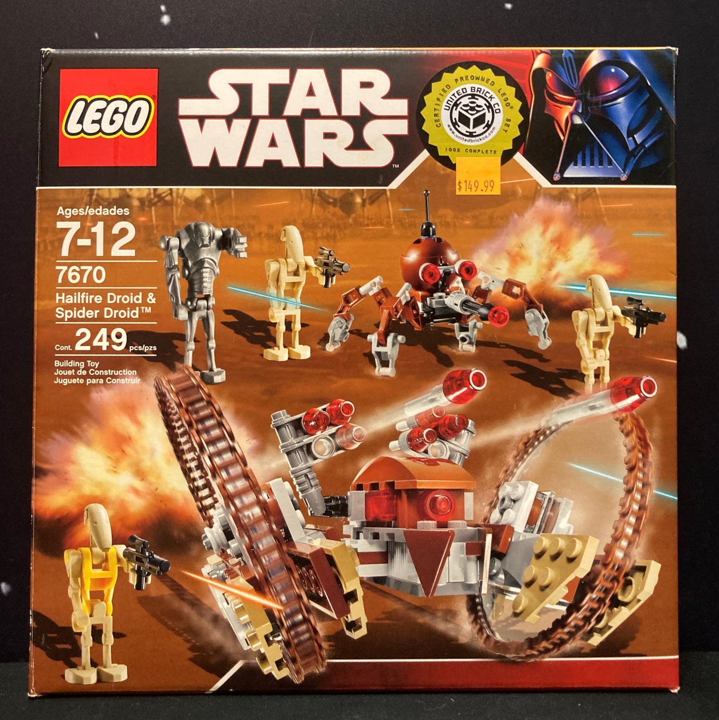 Hailfire Droid & Spider Droid, 7670 - LEGO® Star Wars Set
