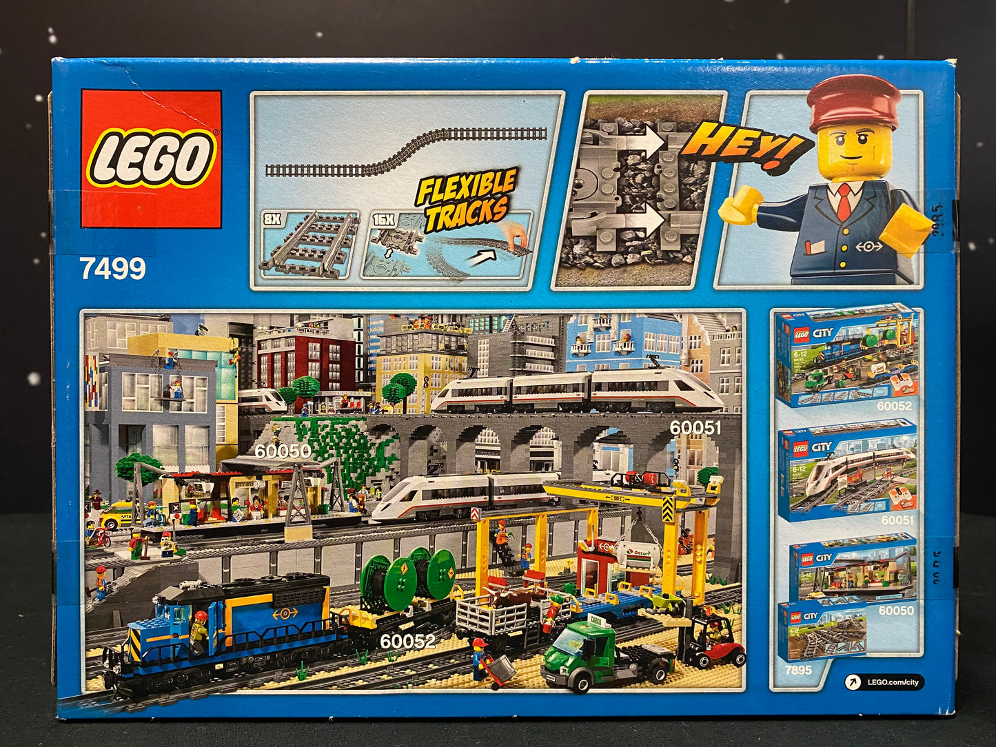 Flexible and Straight Tracks, 7499 LEGO® City Train Set