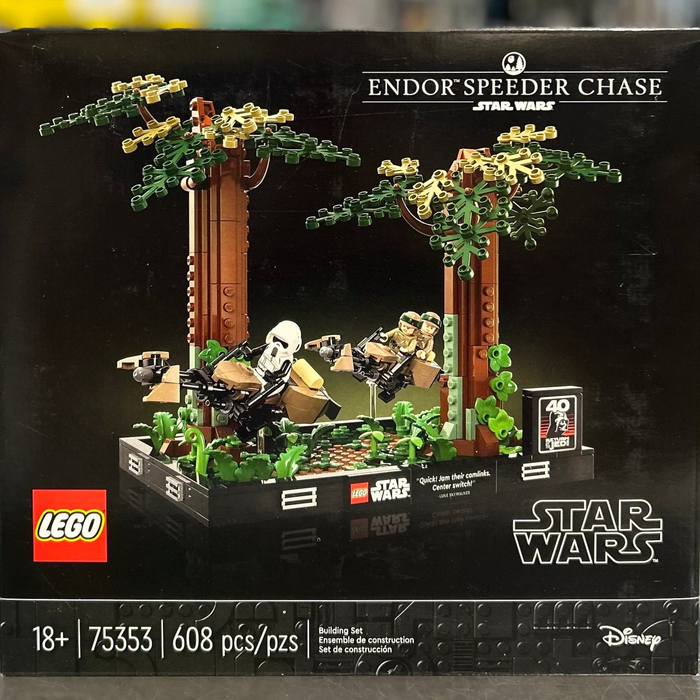 Endor Speeder Chase Diorama, 75353 - LEGO® Star Wars Set