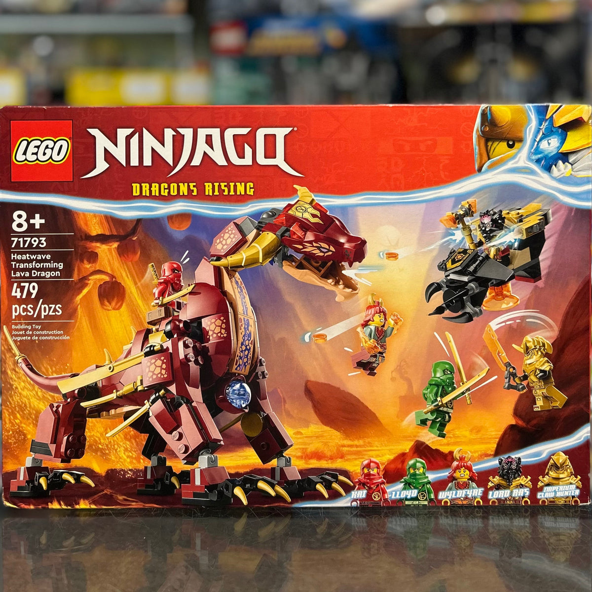 Heatwave Transforming Lava Dragon, 71793 - LEGO® NINJAGO Set