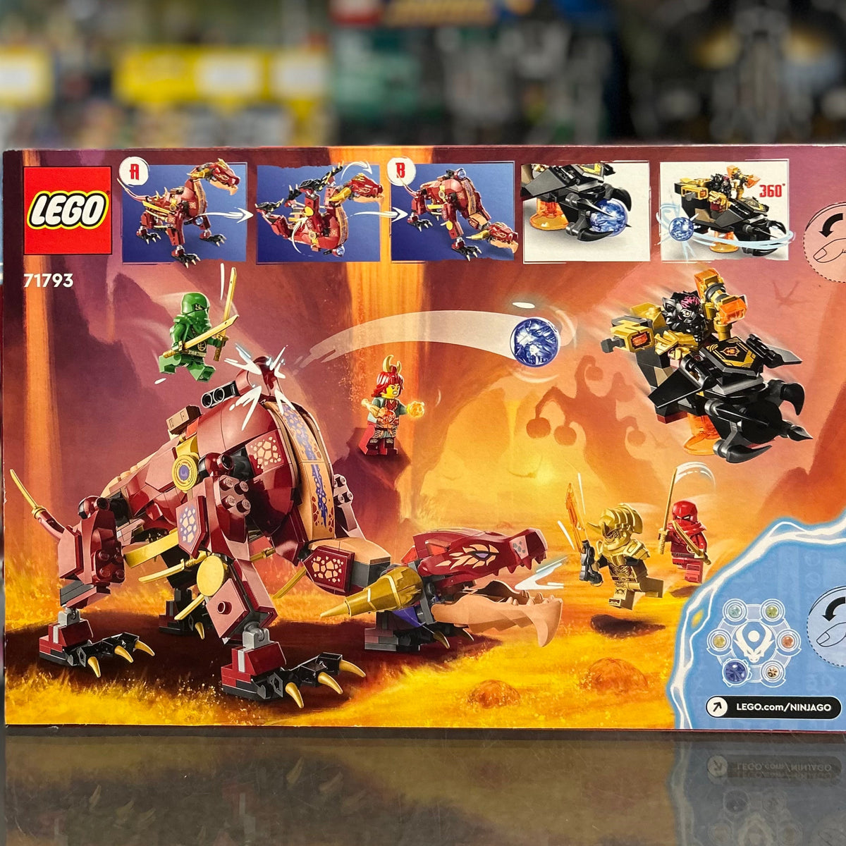 Heatwave Transforming Lava Dragon, 71793 - LEGO® NINJAGO Set