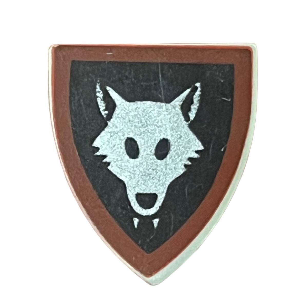 Minifigure Shield Triangular Short with Wolfpack Oval Eyes, 3846p44a
