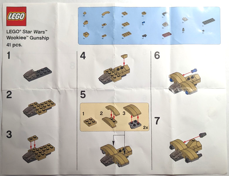 Toys "R" Us Exclusive Build - Wookiee Gunship, TRUWOOKIEE-1