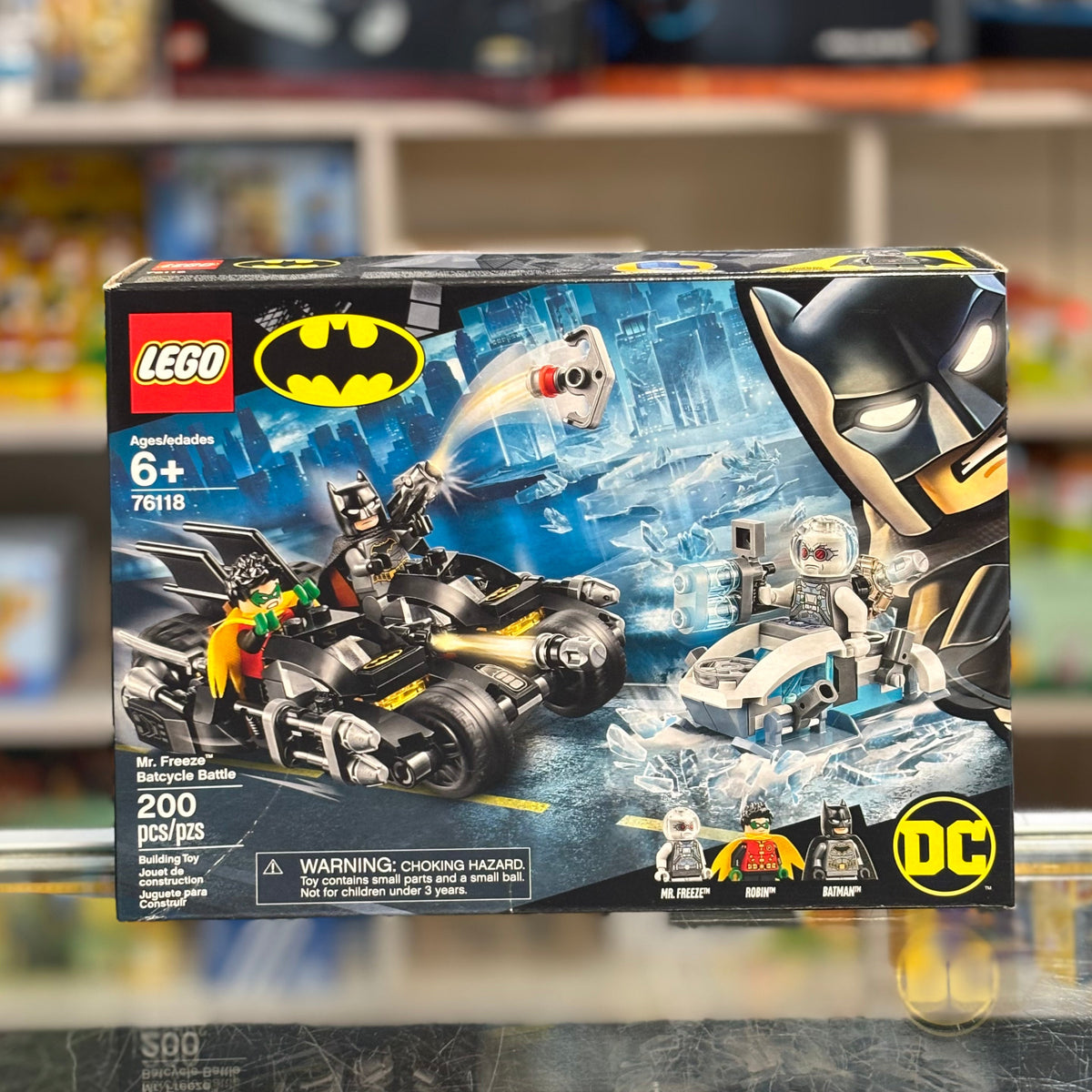 Mr. Freeze Batcycle Battle, 76118 - LEGO® DC Super Heroes Set