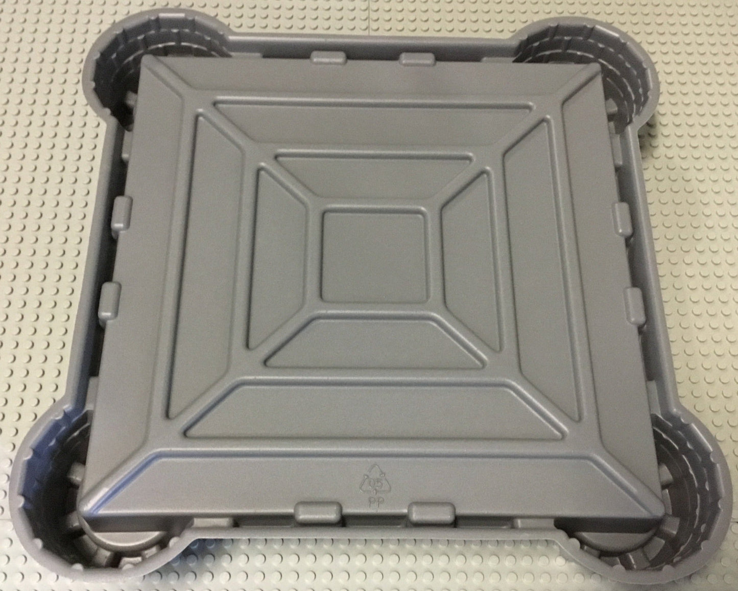Baseplate, Raised Castle Chess Board Base without Studs, Part# bb0567