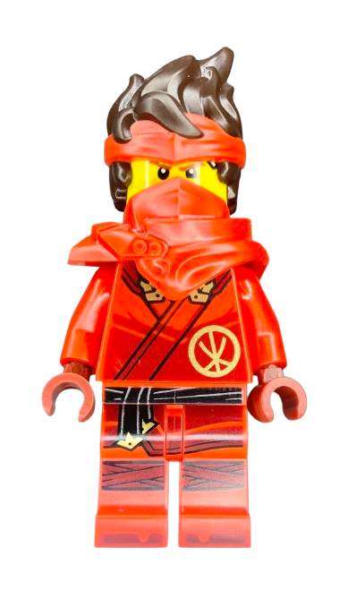 Kai - Dragons Rising, Hair, Shoulder Pads, njo0882 - LEGO® Ninjago Minifigure
