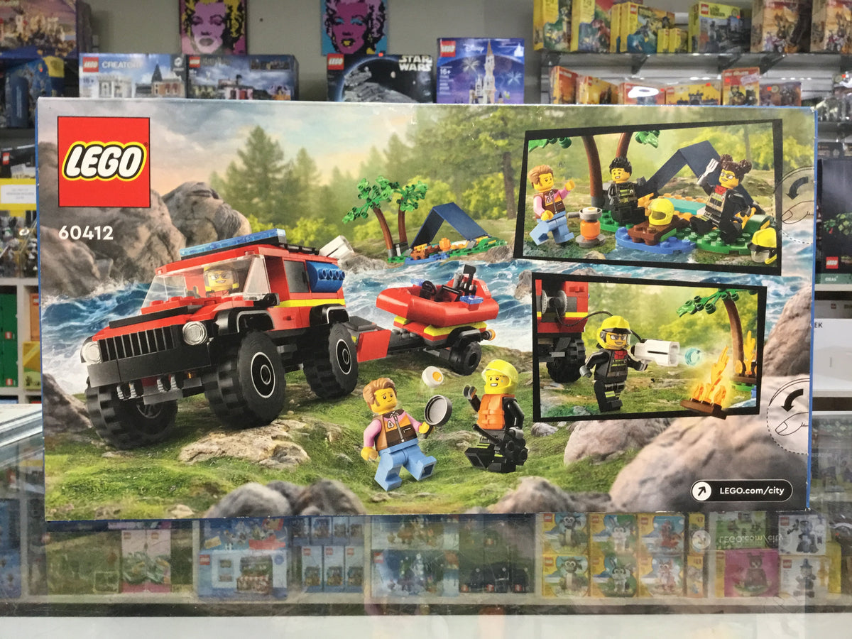 4x4 Fire Truck with Rescue Boat - 60412