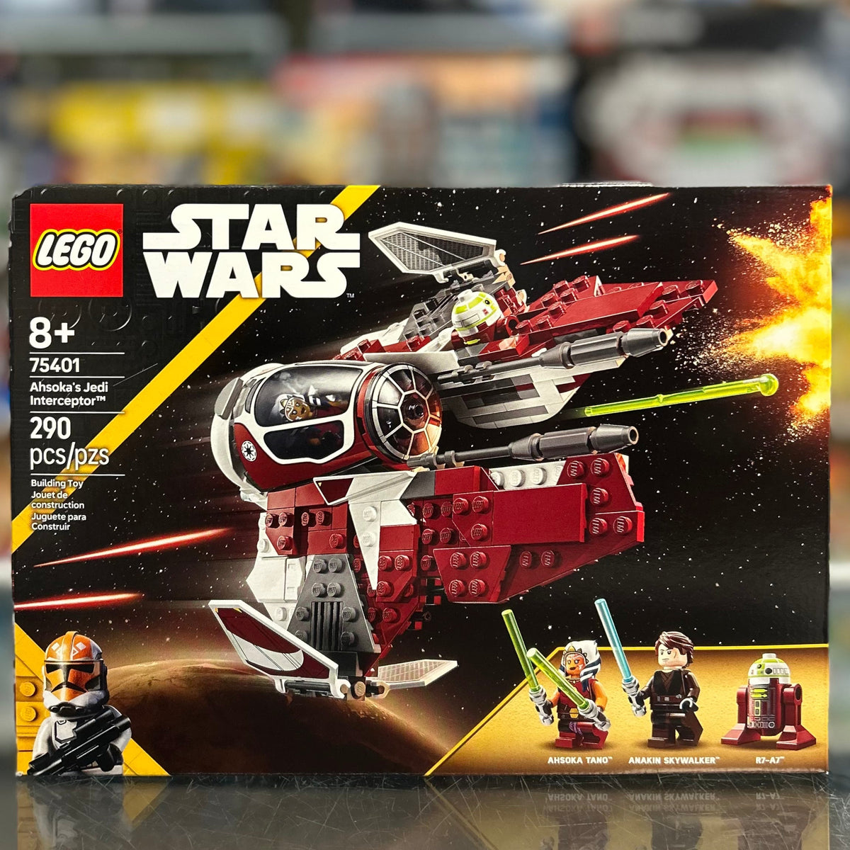 75401 - Ahsoka's Jedi Interceptor - EMPTY BOX ONLY