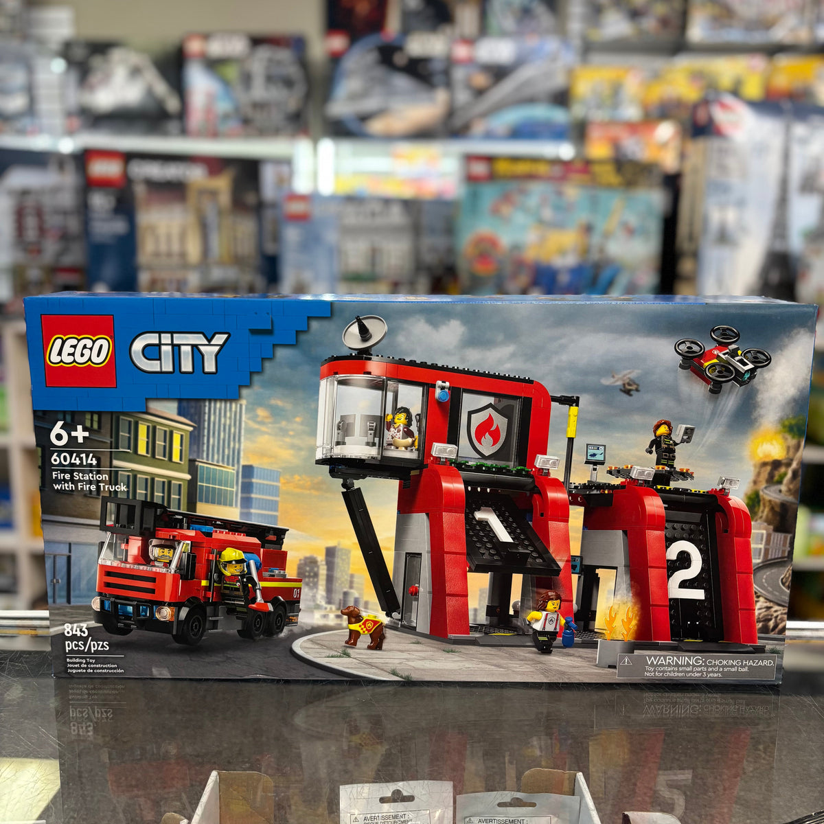Fire Station with Fire Truck, 60414