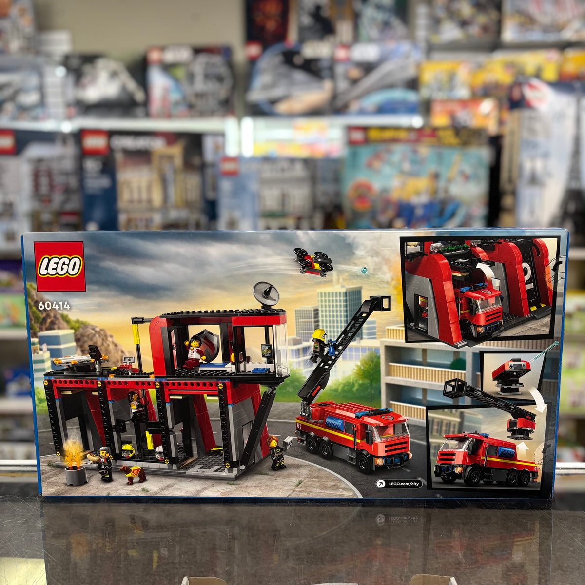 Fire Station with Fire Truck, 60414