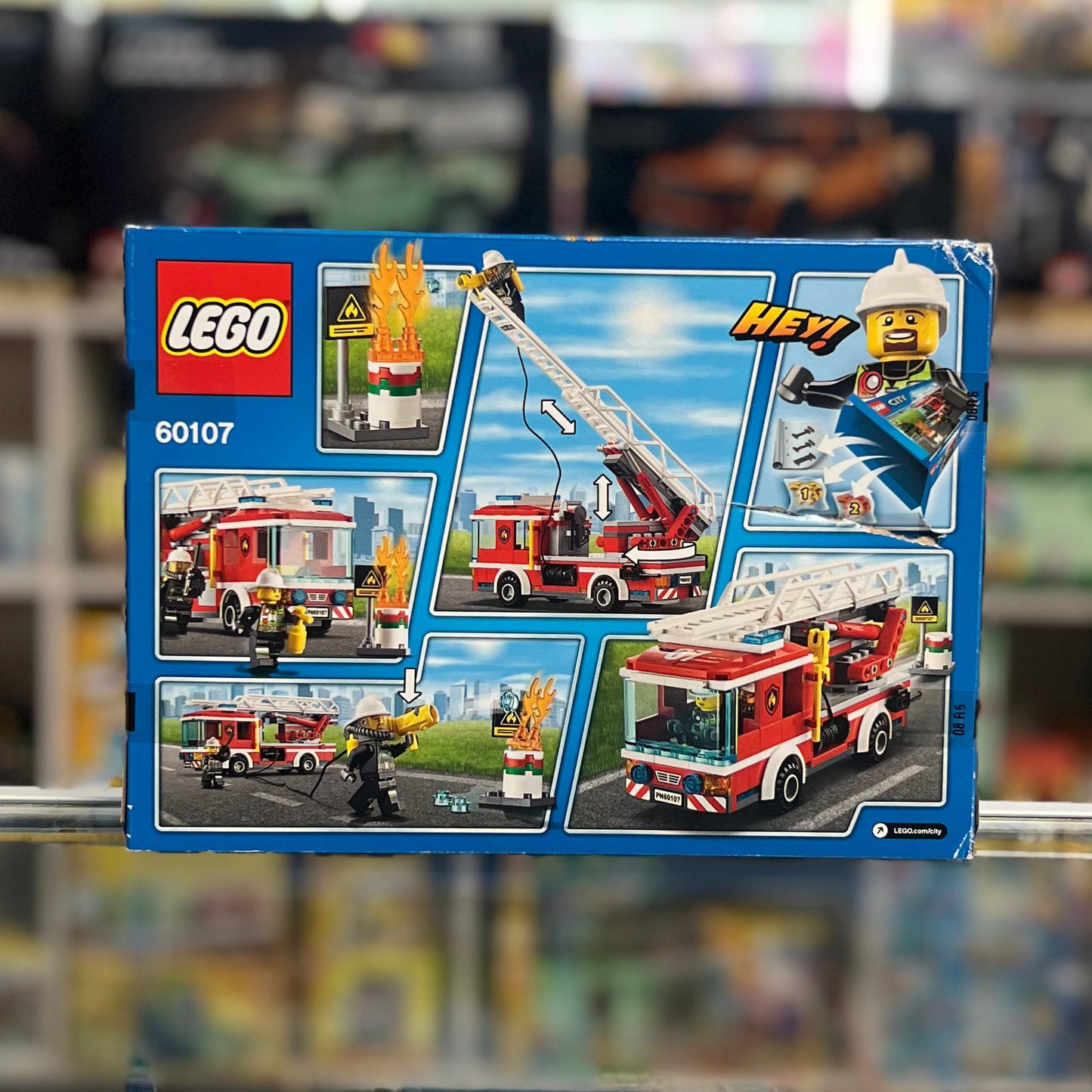 Fire Ladder Truck, 60107- LEGO® City Set