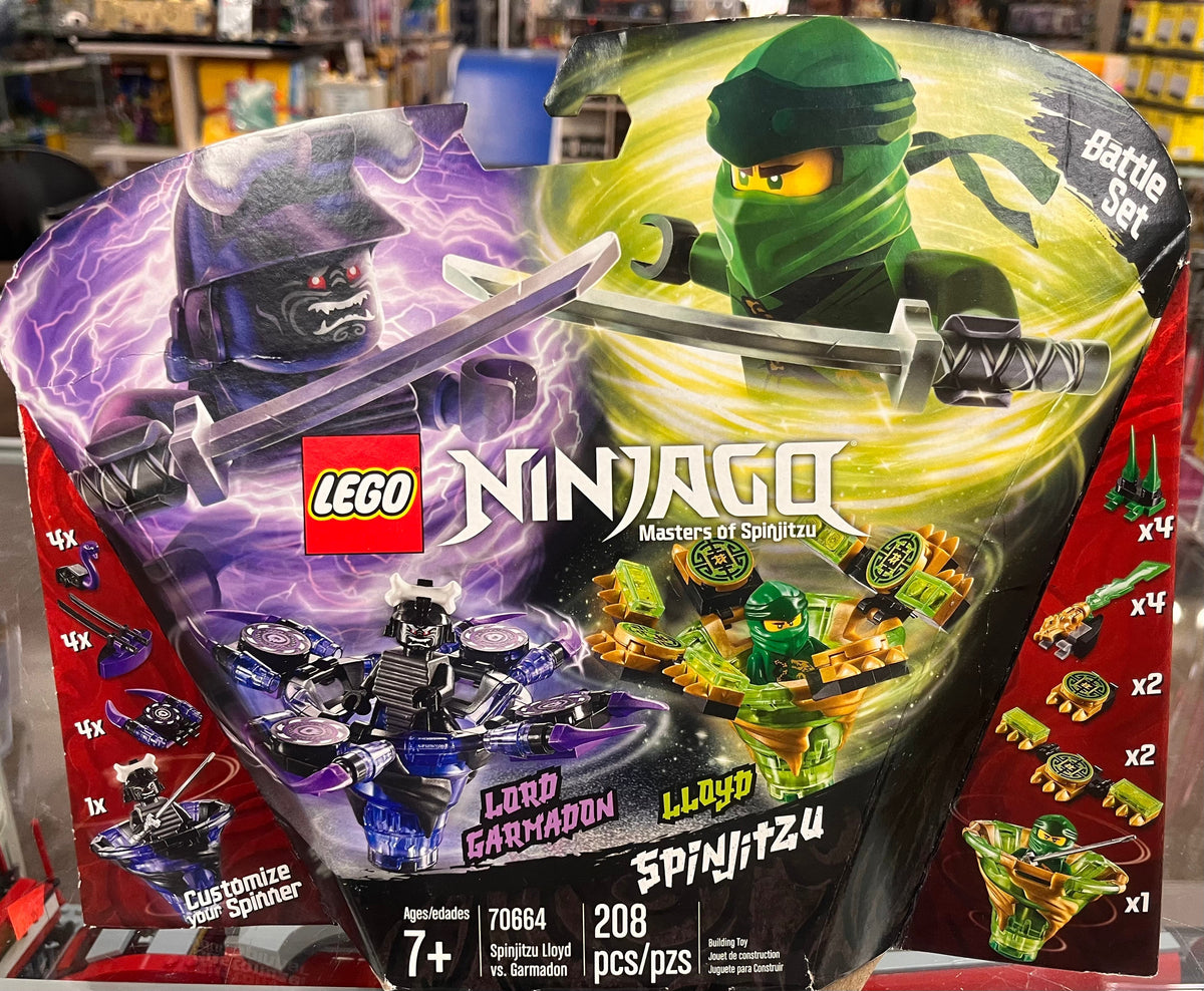 70664 - Spinjitzu Lloyd vs. Garmadon - EMPTY BOX ONLY