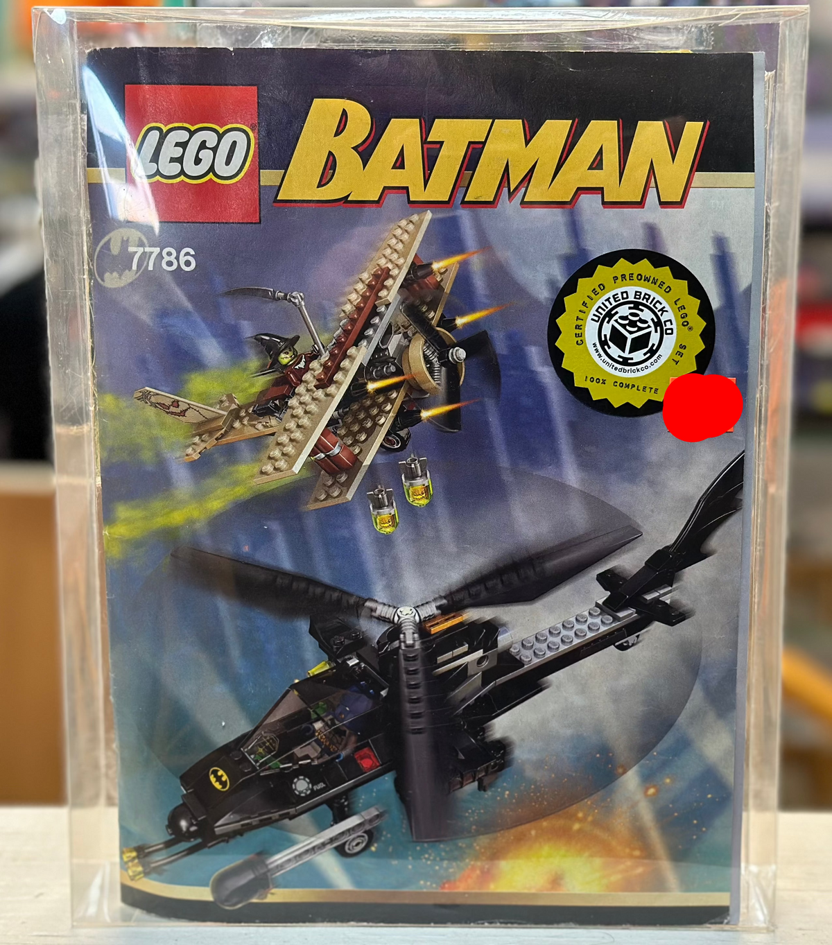 7786 - The Batcopter: The Chase for the Scarecrow - EMPTY BOX ONLY