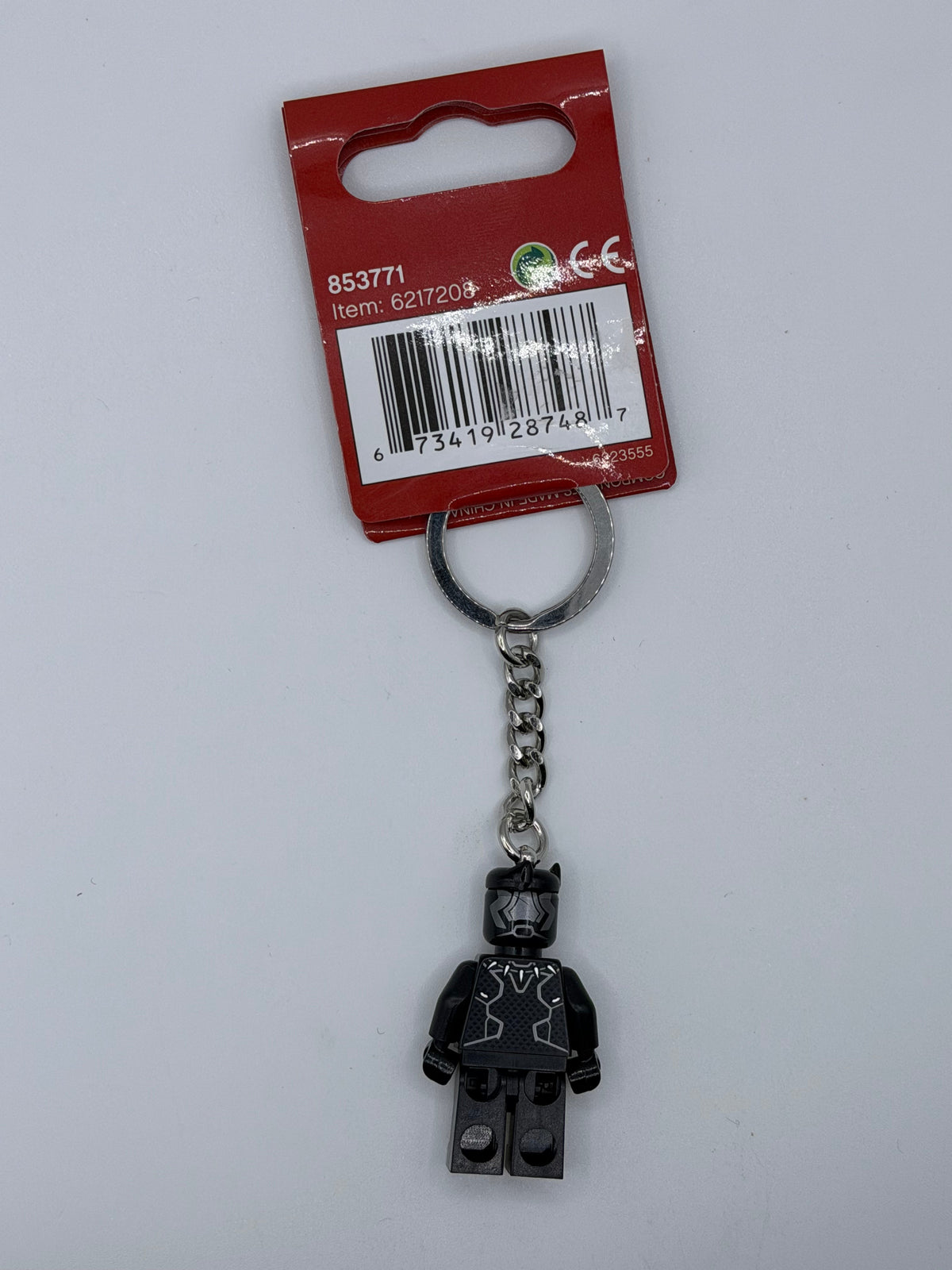 Black Panther Minifigure Key Chain 853771 LEGO® Marvel Super Heroes