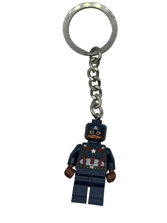 Captain America Minifigure Key Chain 853593 LEGO® Marvel Super Heroes