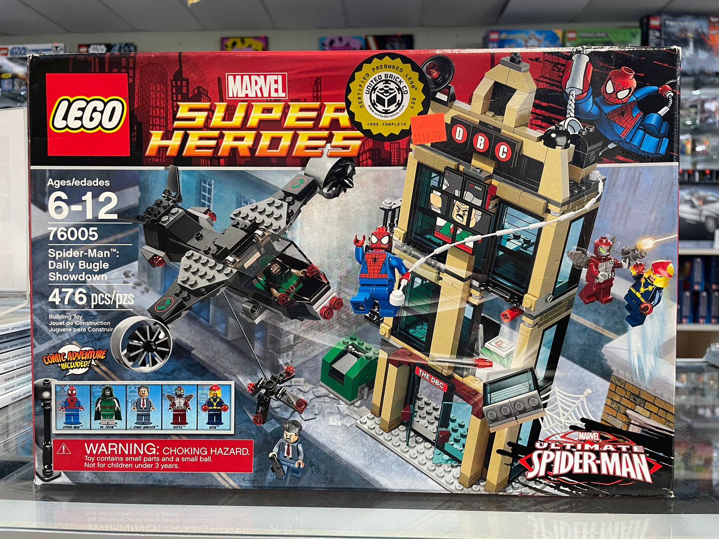 76005 - Spider-Man: Daily Bugle Showdown - EMPTY BOX ONLY