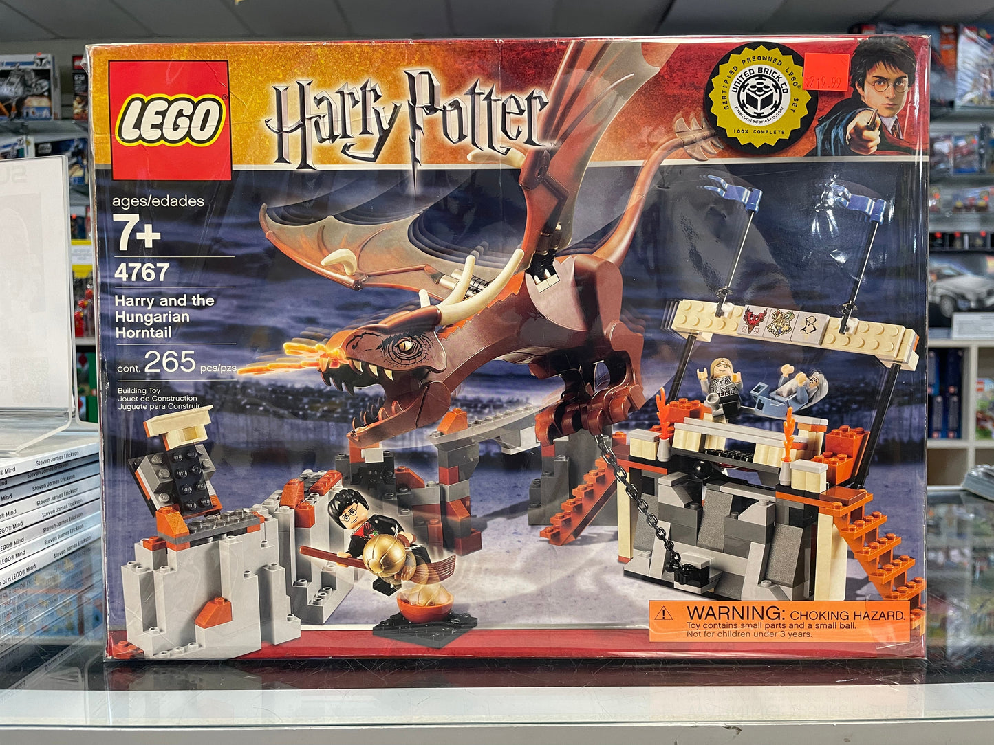 4767 - Harry and the Hungarian Horntail - EMPTY BOX ONLY