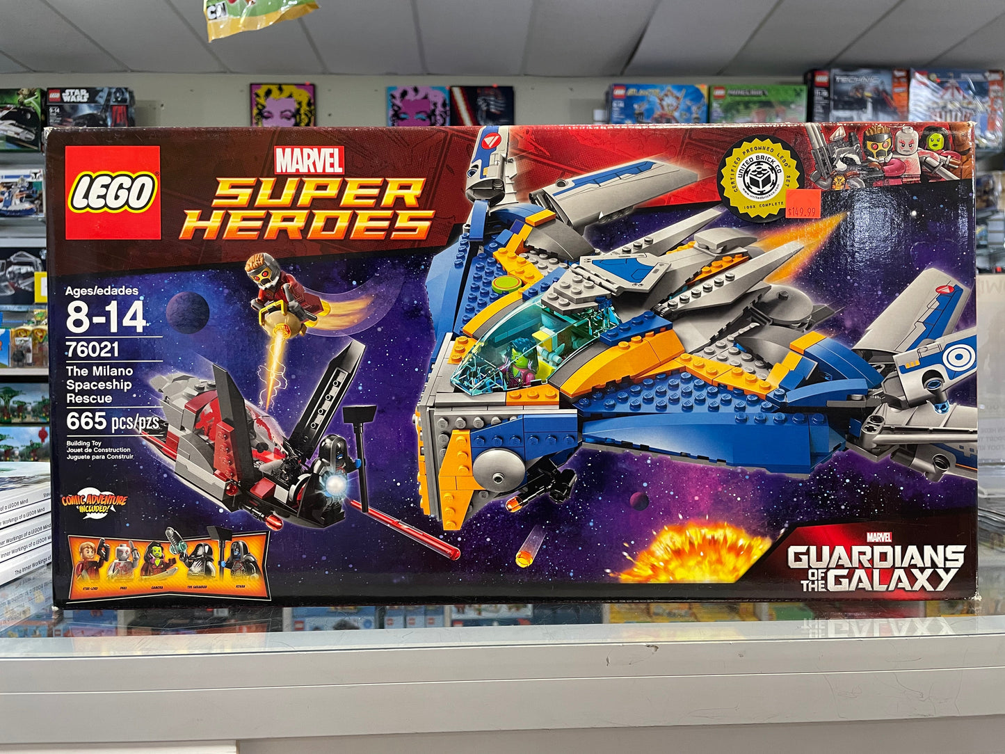 76021 - The Milano Spaceship Rescue - EMPTY BOX ONLY