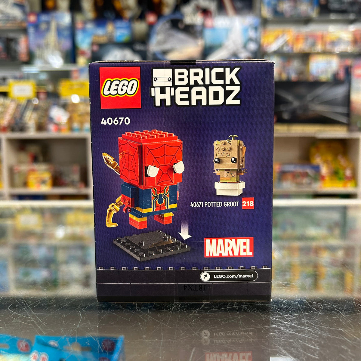 Iron Spider-Man - 40670 LEGO® Marvel BRICKHEADZ Set