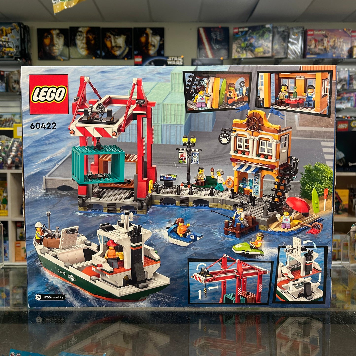 Seaside Harbor with Cargo Ship - 60422 LEGO® City Set