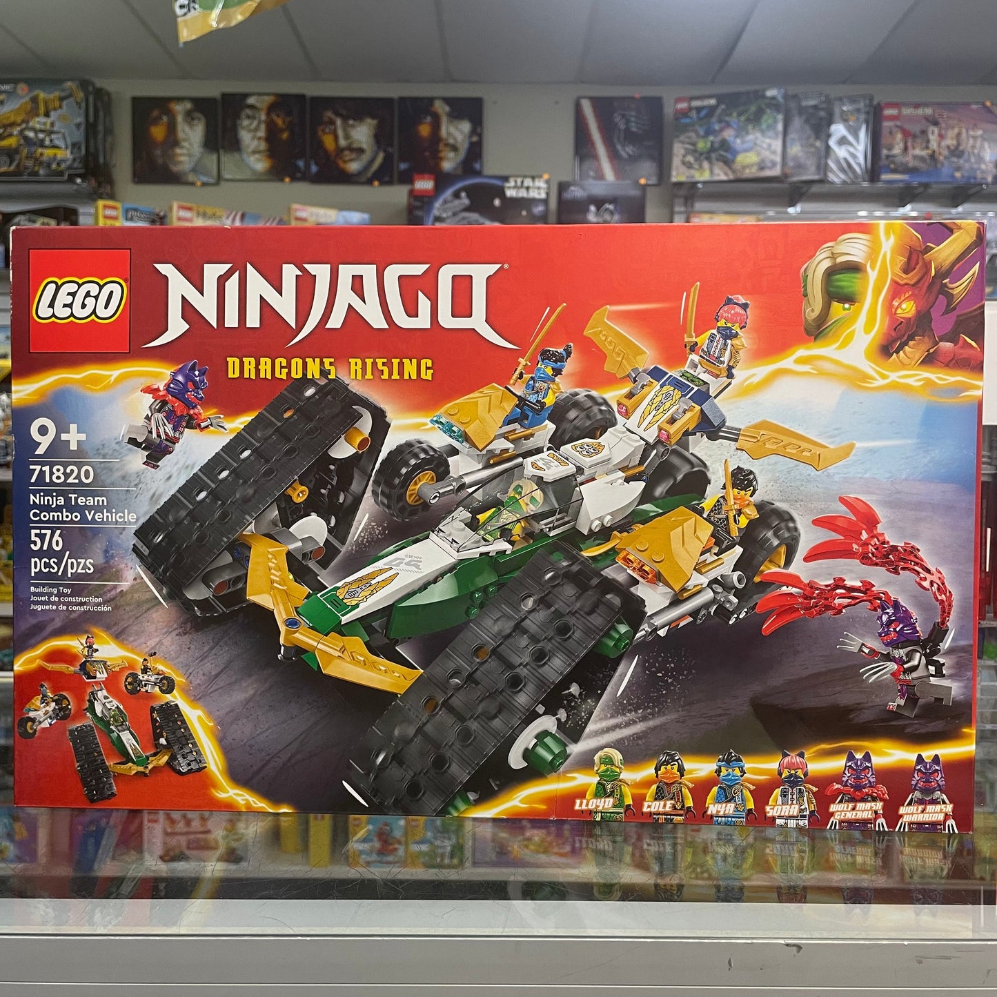 71820 - Ninja Team Combo Vehicle - EMPTY BOX ONLY