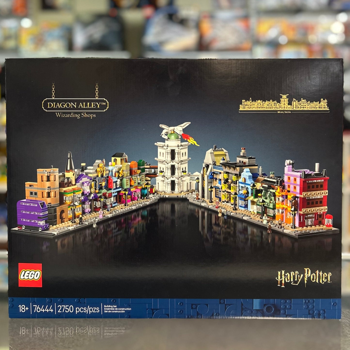 76444 - Diagon Alley Wizarding Shops - EMPTY BOX ONLY