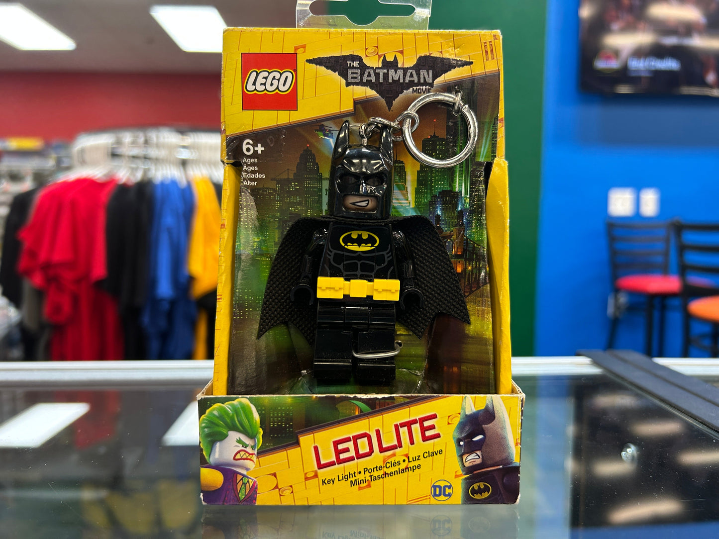 LED Key Light Batman Key Chain