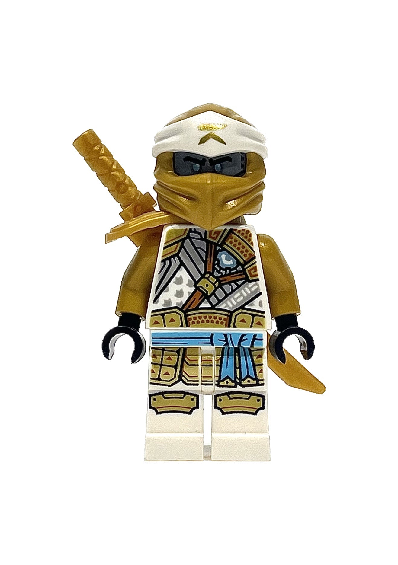 Zane (Golden Ninja) - Crystalized, njo0760 - LEGO® Ninjago Minifigure