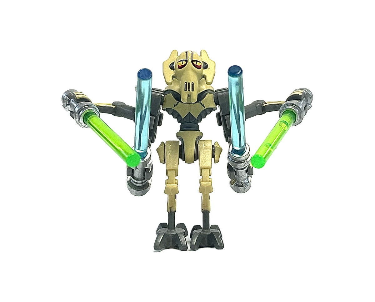 General Grievous - Bent Legs, Tan Armor, sw0254 - LEGO® Star Wars Minifigure