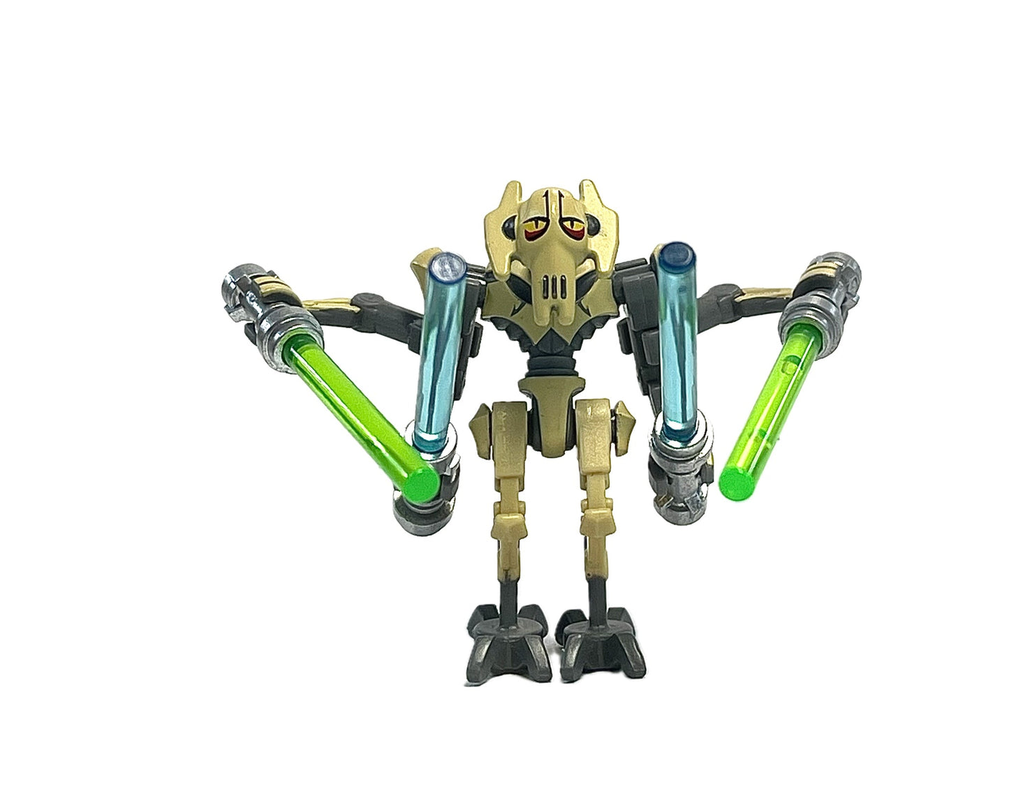 General Grievous - Bent Legs, Tan Armor, sw0254 - LEGO® Star Wars Minifigure