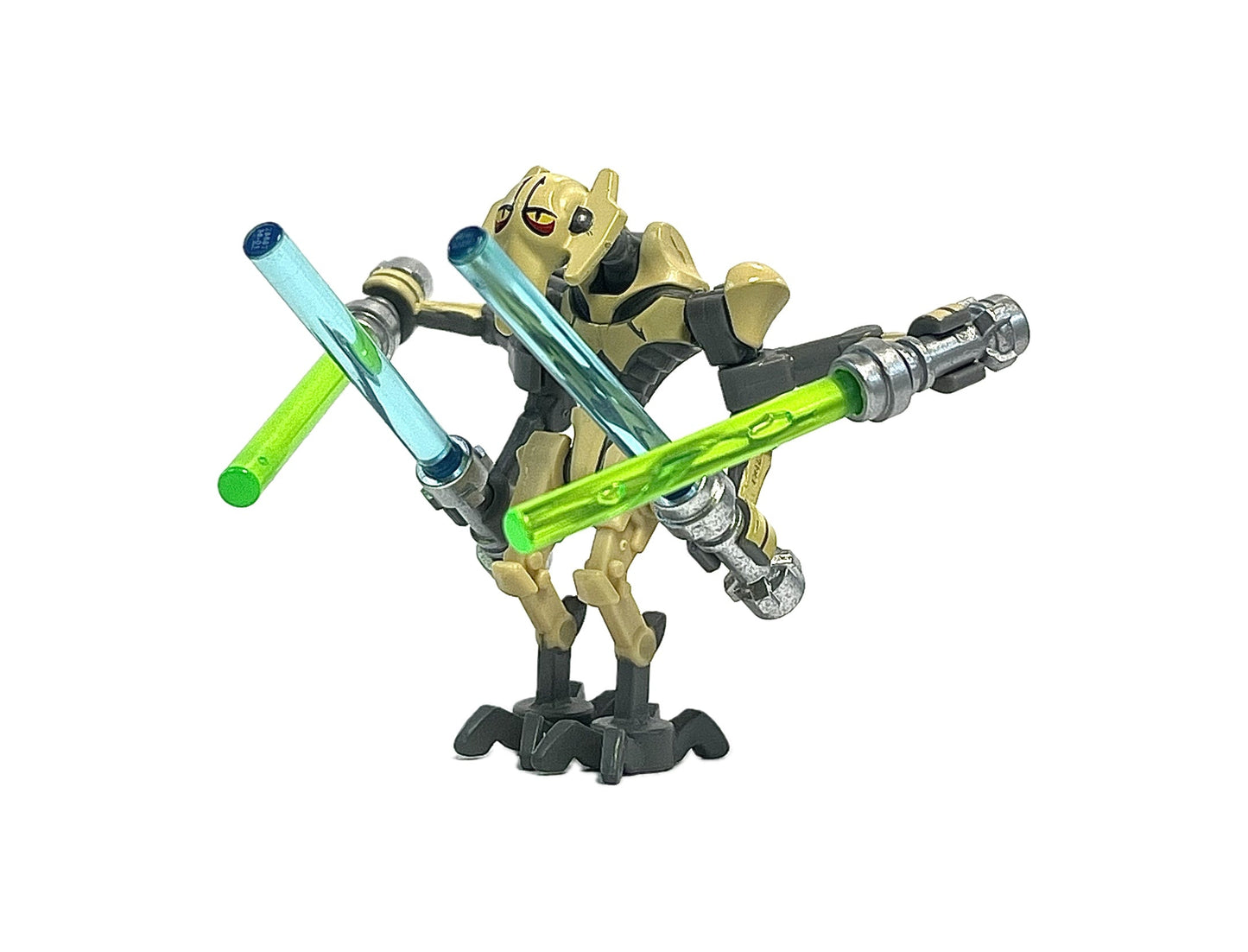 General Grievous - Bent Legs, Tan Armor, sw0254 - LEGO® Star Wars Minifigure