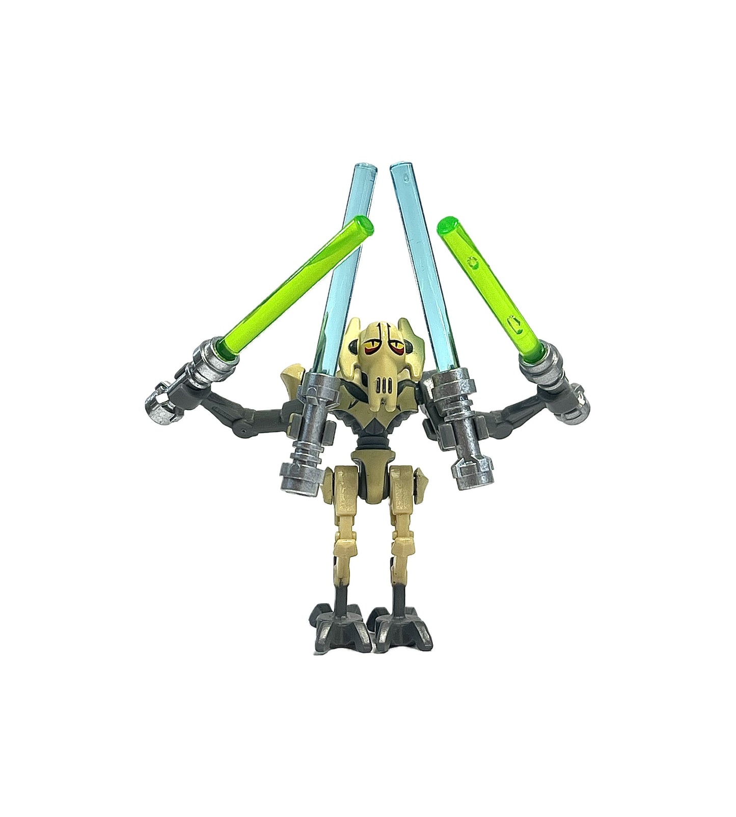 General Grievous - Bent Legs, Tan Armor, sw0254 - LEGO® Star Wars Minifigure
