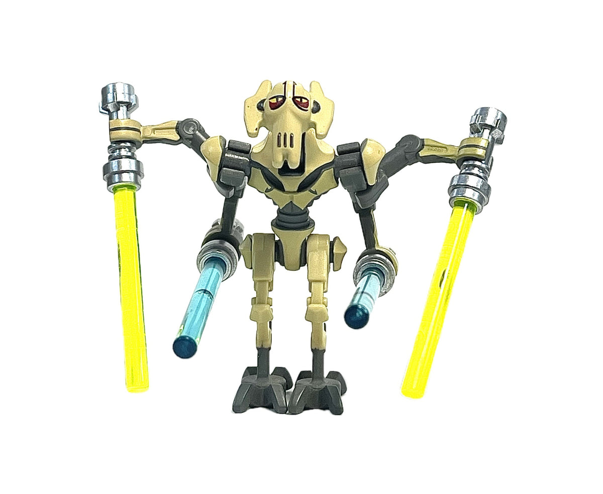 General Grievous - Bent Legs, Tan Armor, sw0254 - LEGO® Star Wars Minifigure