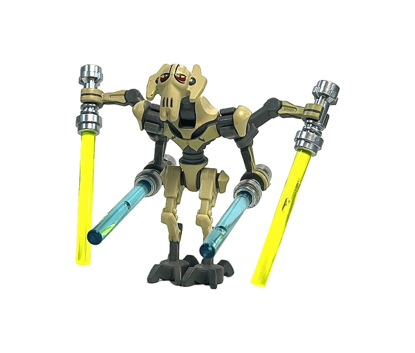 General Grievous - Bent Legs, Tan Armor, sw0254 - LEGO® Star Wars Minifigure