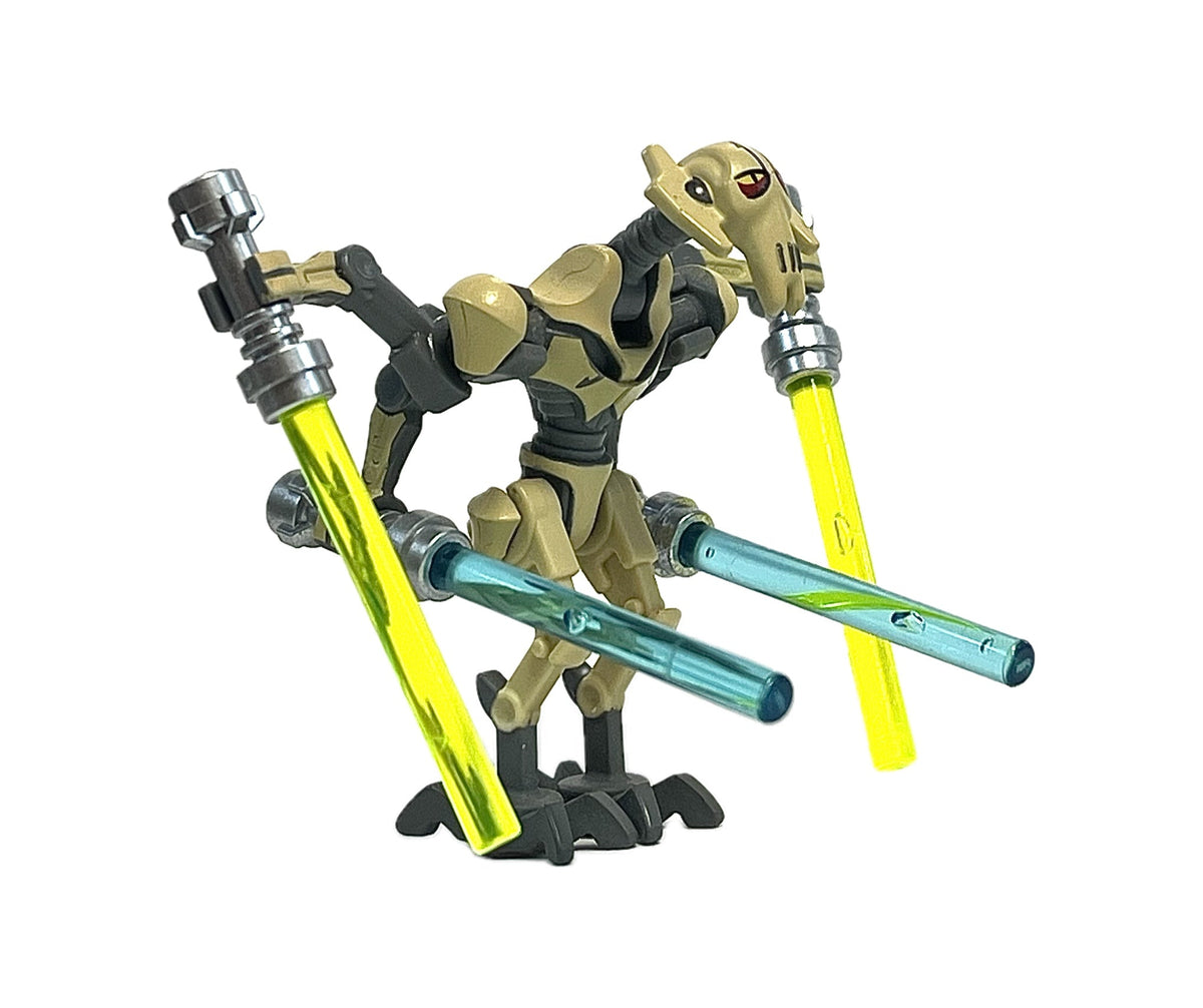 General Grievous - Bent Legs, Tan Armor, sw0254 - LEGO® Star Wars Minifigure