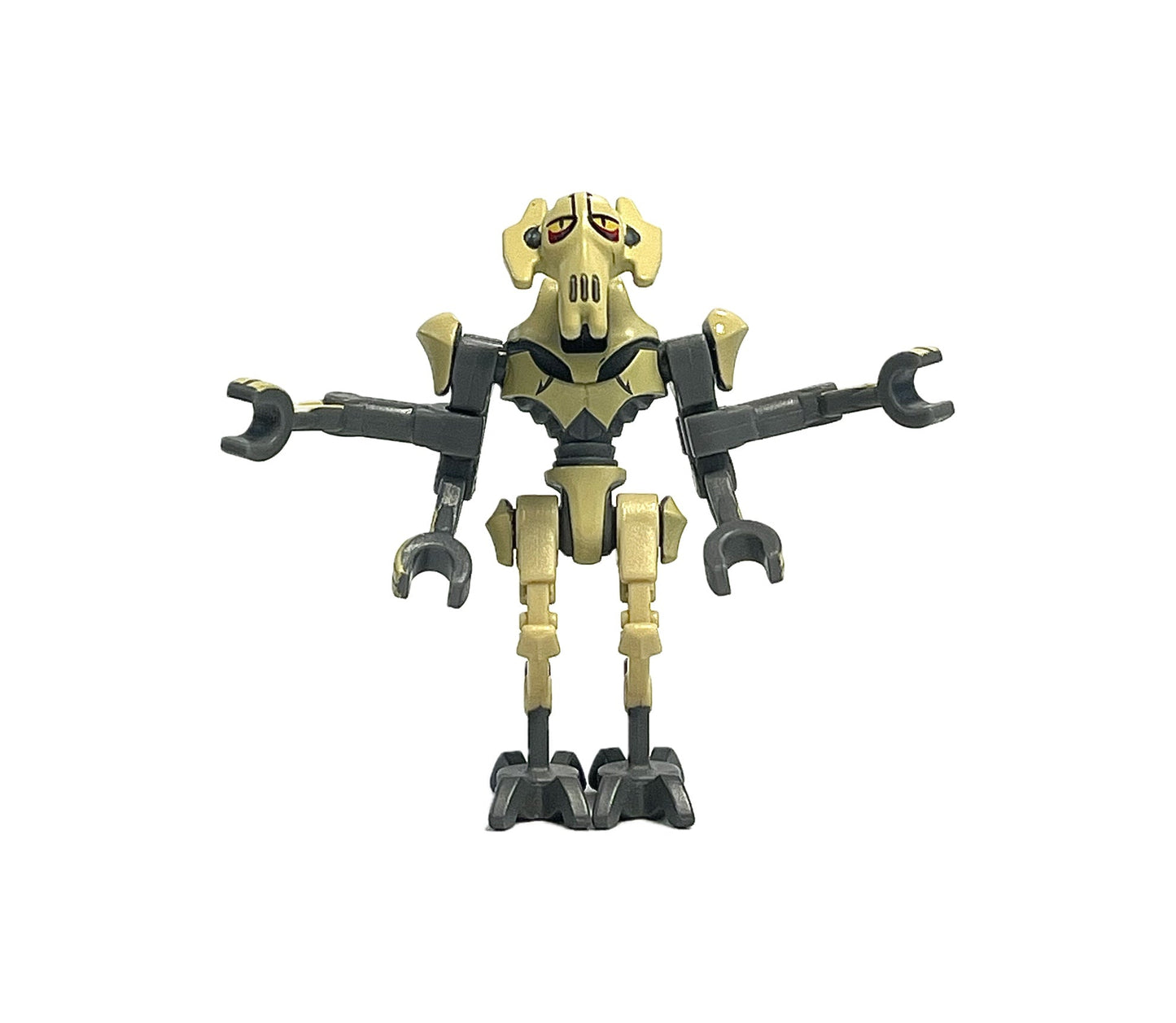 General Grievous - Bent Legs, Tan Armor, sw0254 - LEGO® Star Wars Minifigure