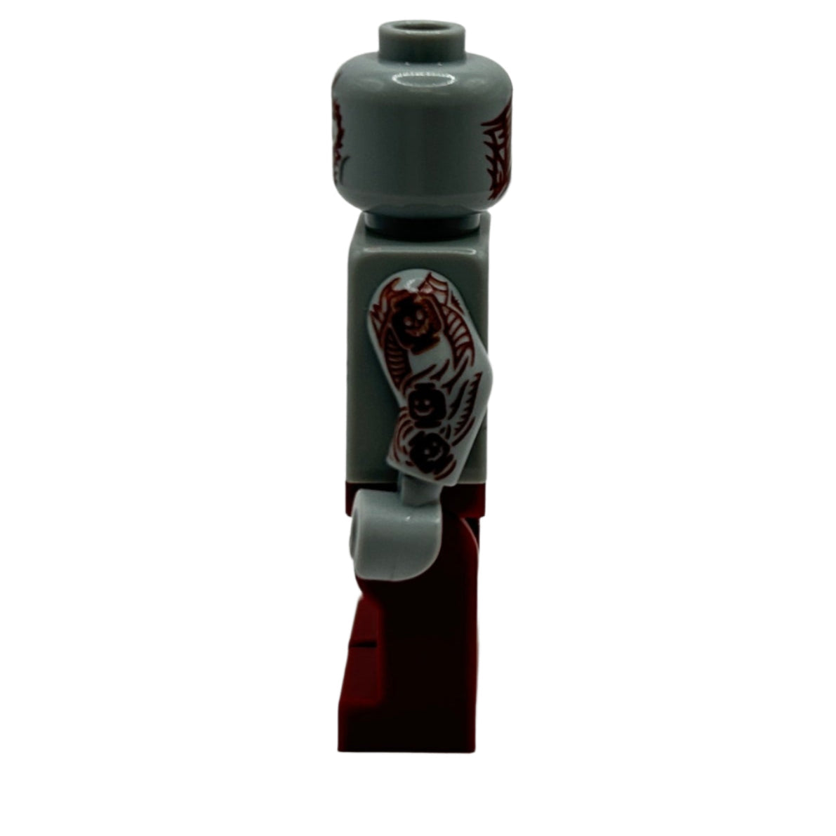 Drax - Dark Red Tattoos, sh0977 - LEGO® Marvel Minifigure