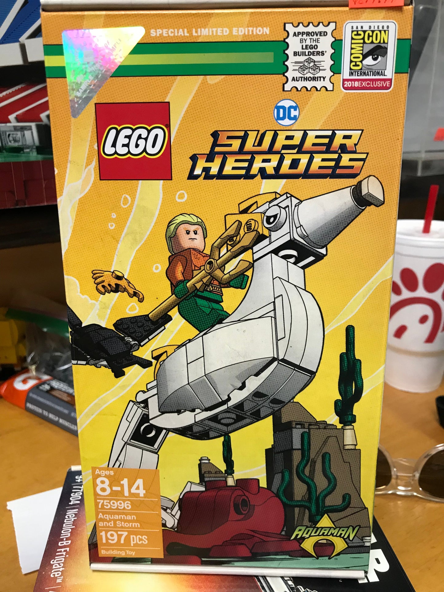 75996 - Aquaman and Storm - San Diego Comic-Con 2018 Exclusive - EMPTY BOX ONLY