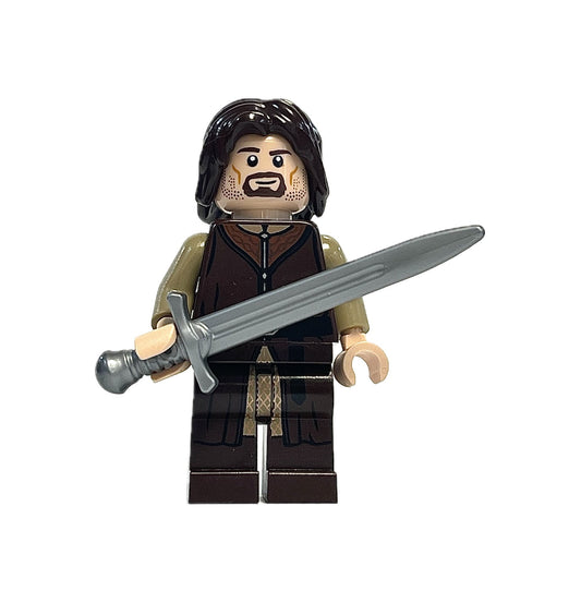 Aragorn - Dark Brown Legs, lor129 - LEGO® Lord of the Rings™ Minifigure