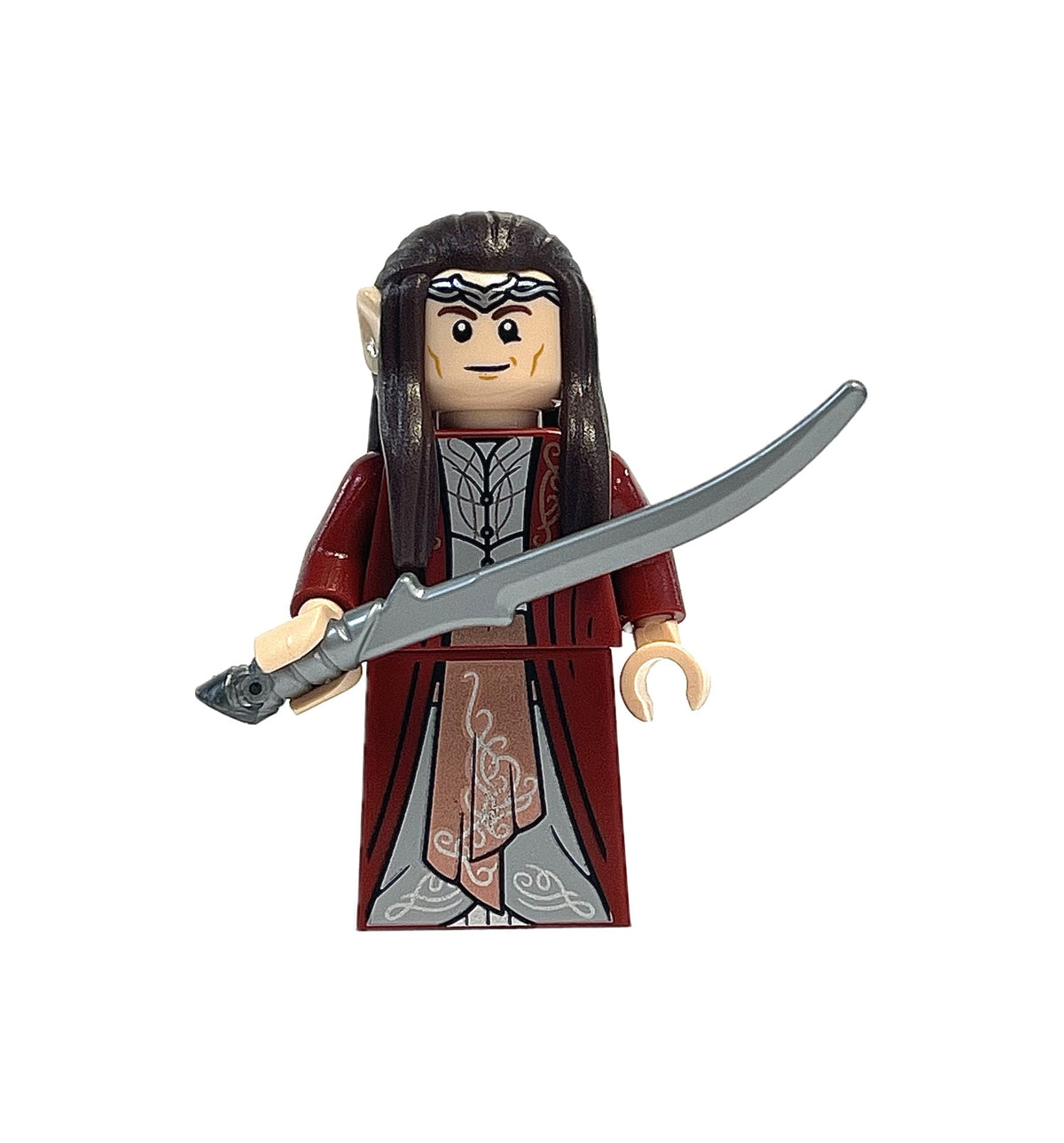 Elrond - Dark Red Robe, lor128, LEGO® Lord of the Rings™ Minifigure