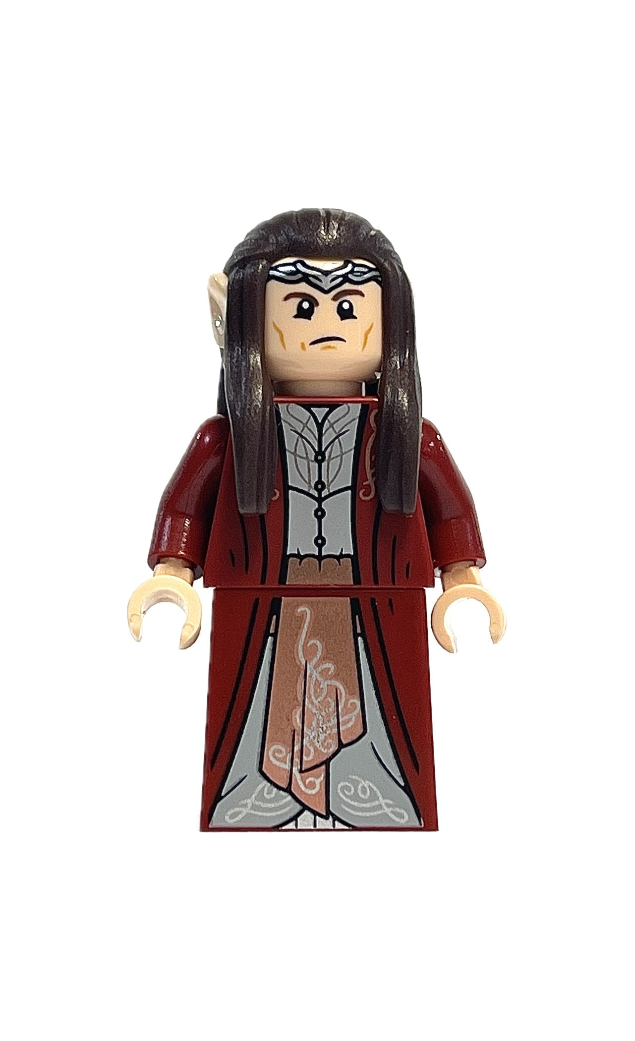 Elrond - Dark Red Robe, lor128, LEGO® Lord of the Rings™ Minifigure