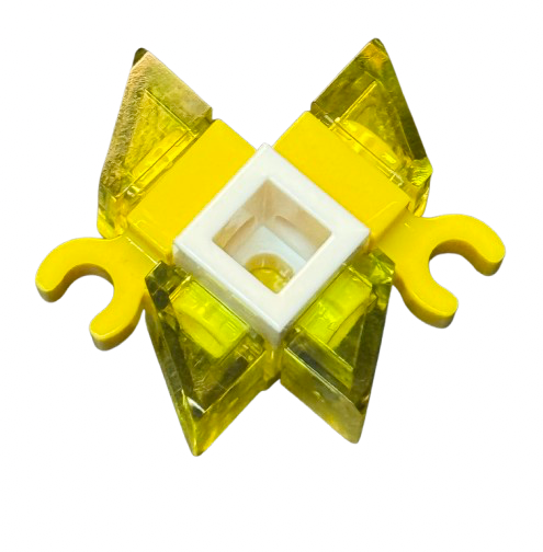 Kryptomite - Yellow, Small Crystals, Hands, shg030