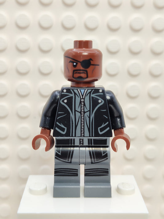 Nick Fury, sh0185 - LEGO® Marvel Minifigure