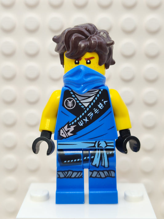 Jay - Legacy, Ninjago Logogram 'MANTER' on Torso, njo0576 - LEGO® Ninjago Minifigure