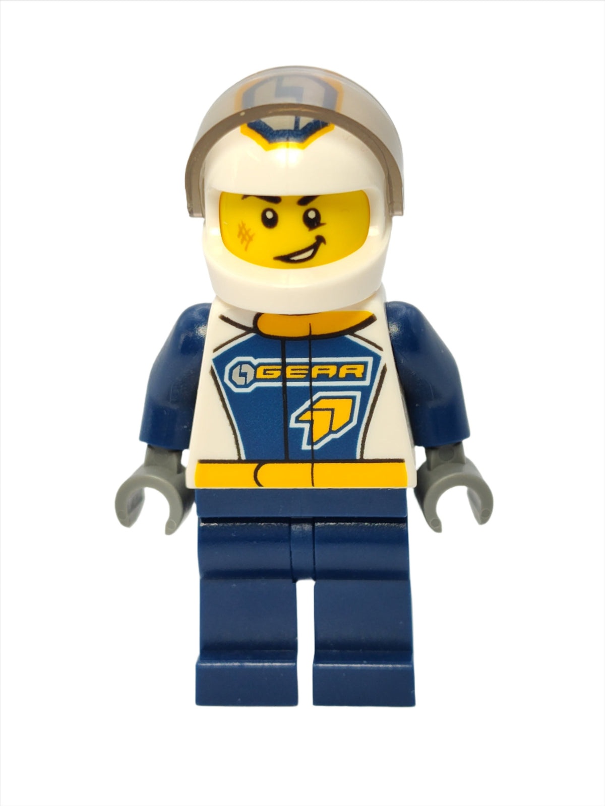 Dragster Race Car Driver with GEAR Logo, cty0749