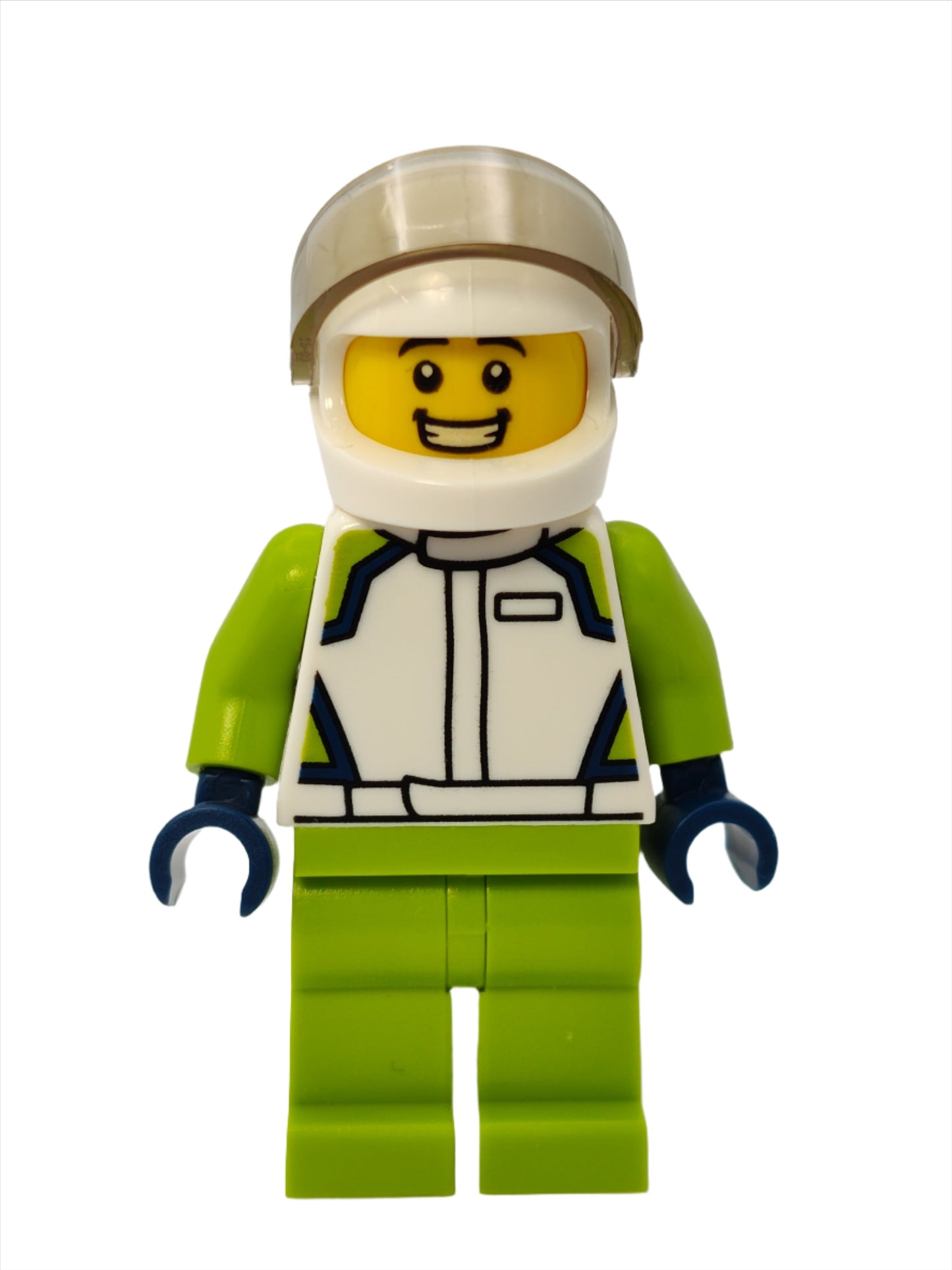 Race Car Driver - White Racing Jacket and Helmet, cty1400