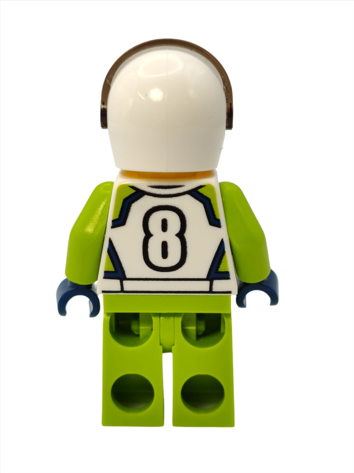 Race Car Driver - White Racing Jacket and Helmet, cty1400