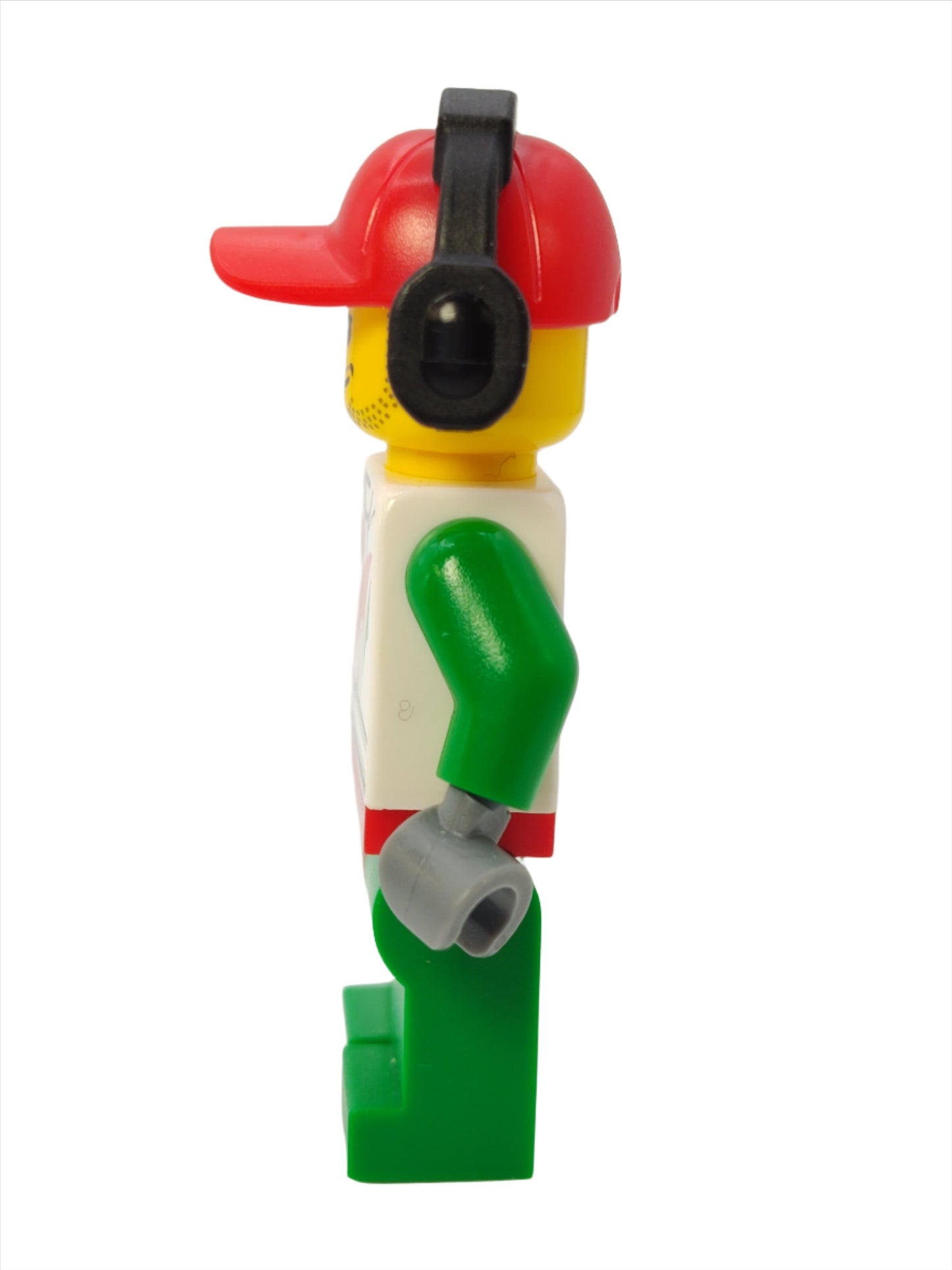 Race Car Mechanic - White Racing Suit with Octan Logo and Headphones, cty0391