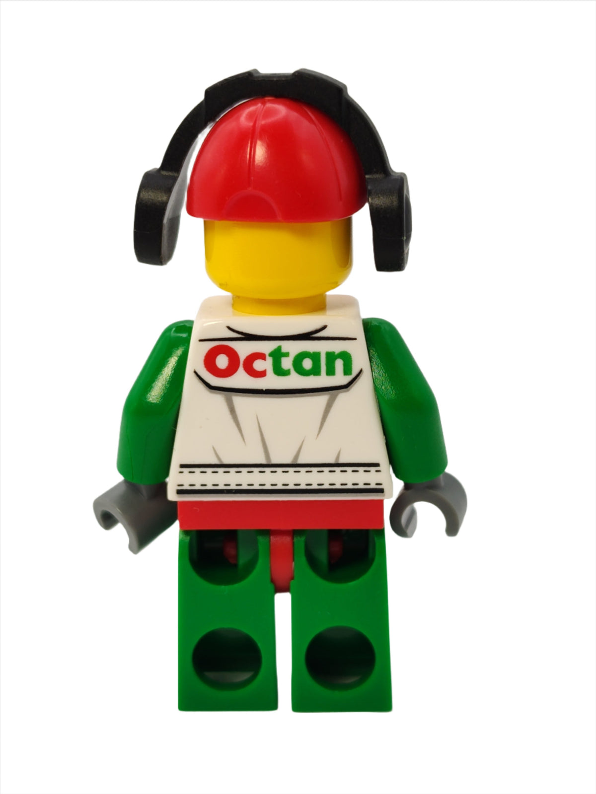 Race Car Mechanic - White Racing Suit with Octan Logo and Headphones, cty0391