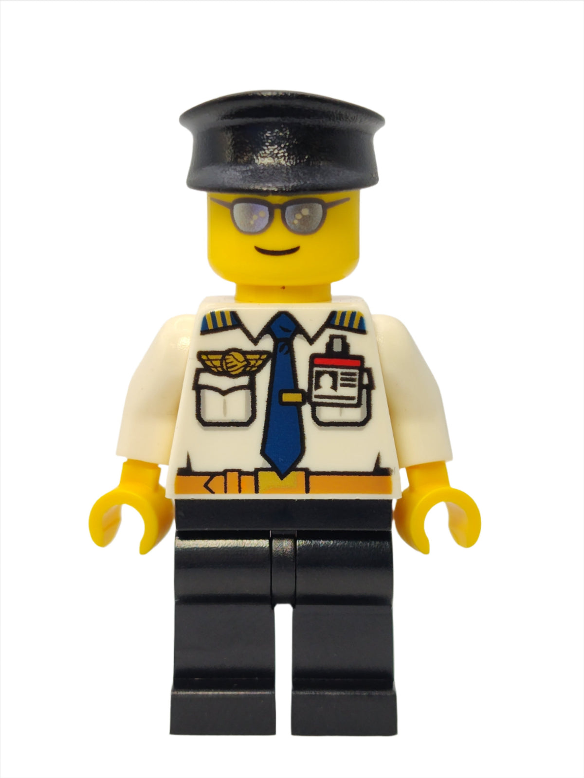 Airport - Pilot with Belt and ID Badge, air049